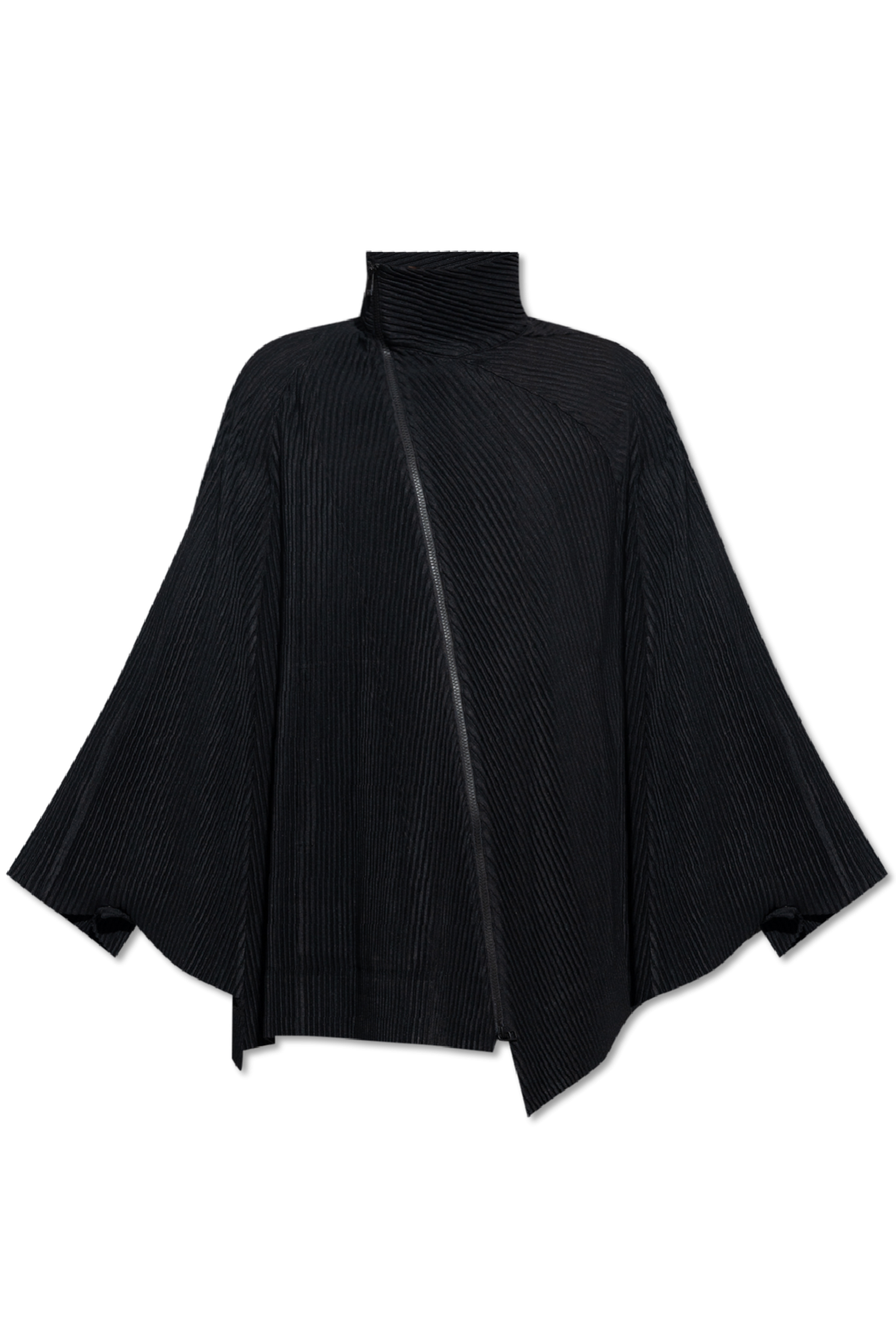 Black Oversized poncho Issey Miyake Homme Plisse